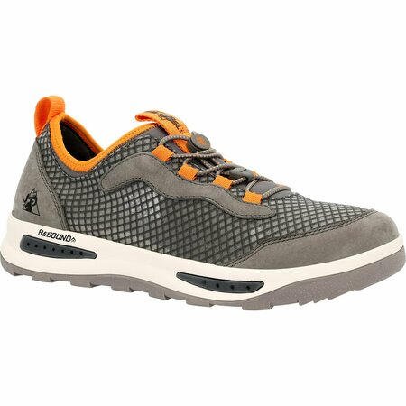 ROCKY NOWAKE Outdoor Shoe, GREY ORANGE, W, Size 10.5 RKS0647